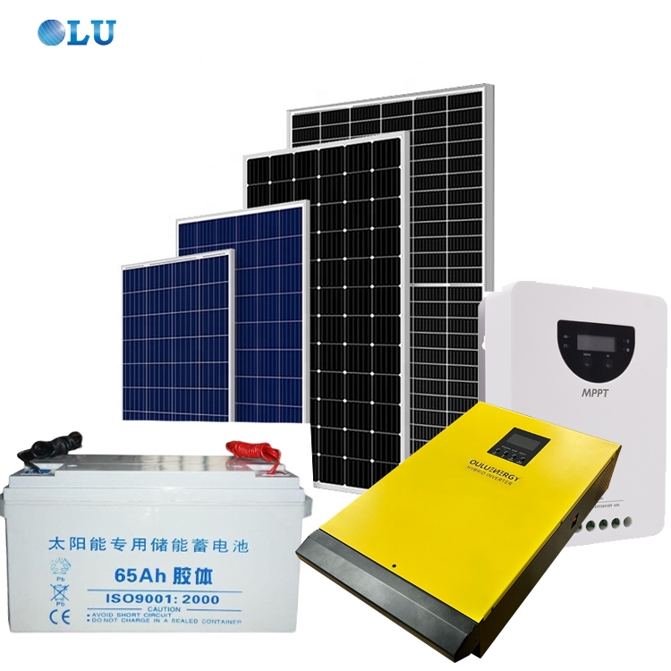 Off Grid 3kw Solar Panel Solar Power System Solution