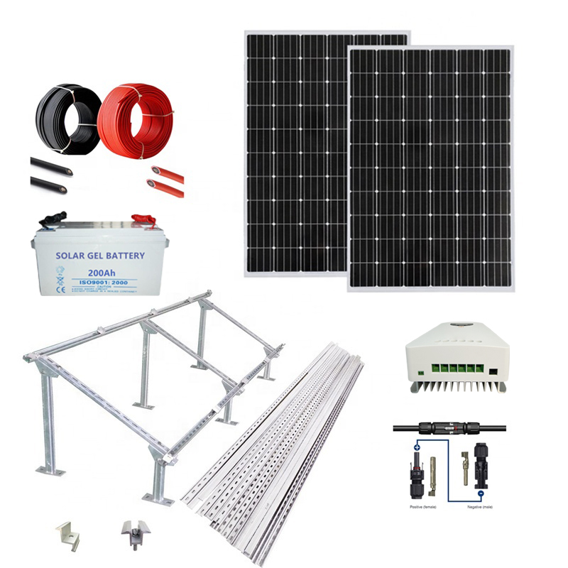 Off Grid 5kw Solar Panel Solar Power System Solution